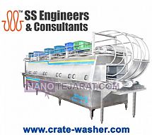 Ice Cream Crates Washer Machine